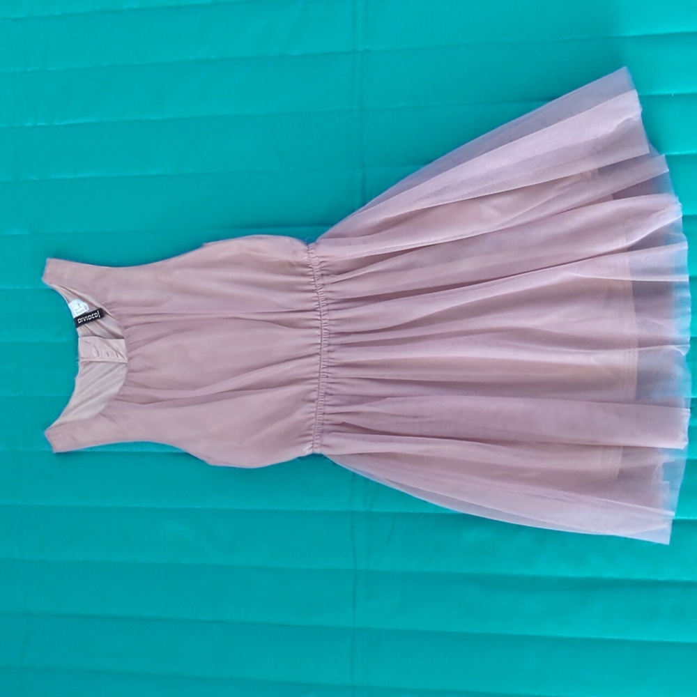 H&M Tulle Blush Pink Sleeveless Dress